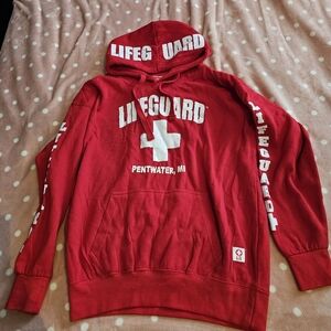 Red Lifeguard Hoodie